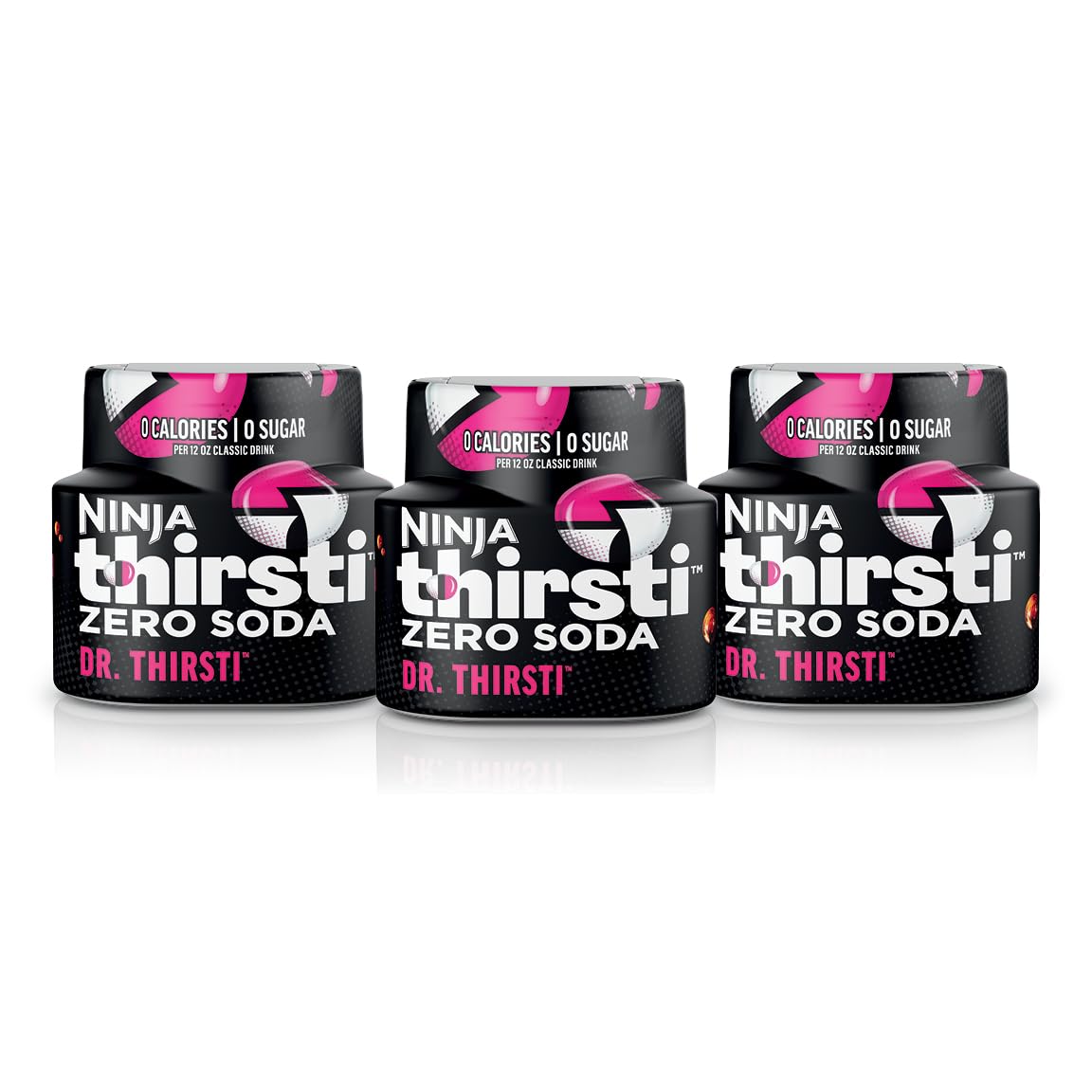 Ninja Thirsti Flavored Water Drops, ZERO SODA Dr. Thirsti, Classic Soda Flavors, Sparkling or Still, Zero Calories, Zero Sugar, 