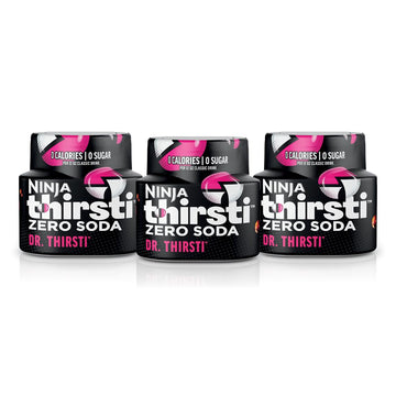 Ninja Thirsti Flavored Water Drops, ZERO SODA Dr. Thirsti, Classic Soda Flavors, Sparkling or Still, Zero Calories, Zero Sugar, 