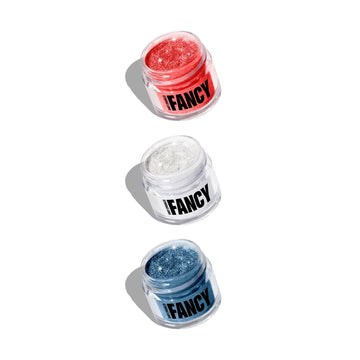 Fancy Sprinkles Star-Spangled Hammered Edible Glitter Set for Memorial Day Celebrations, Sparkling Food & Drinks, No Taste or Te