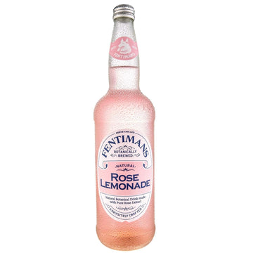 Fentimans Sparkling Rose Lemonade - Sparkling Pink Lemonade With Natural Ingredients & Pure Rose Extract, Mixer, Craft Soda, Botanically Brewed Lemonade - 9.3 Fl Oz (Pack Of 3)