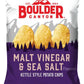 Boulder Canyon |Variety 12 Pack | 6 Sea Salt & Cracked Pepper, 6 Malt Vinegar & Sea Salt | Kettle Style Potato Chips| 1.5 Ounce