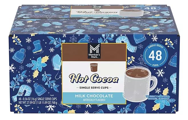 Member Mark Milk Chocolate Hot Cocoa, 48 Single Serve Cups