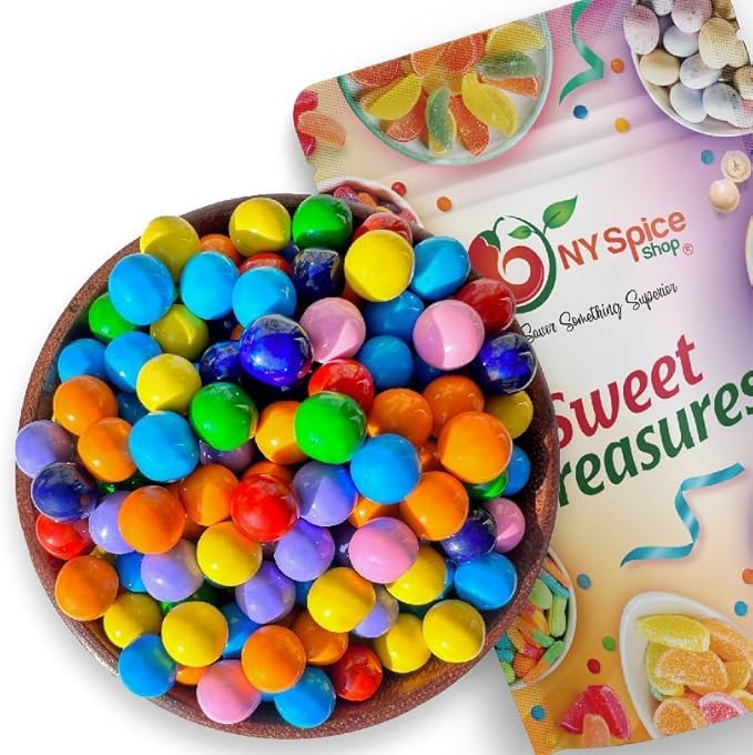 NY Spice Shop Assorted Sixlets Candy - 1 Pound Chocolate Candy Balls for Parties and Gifts