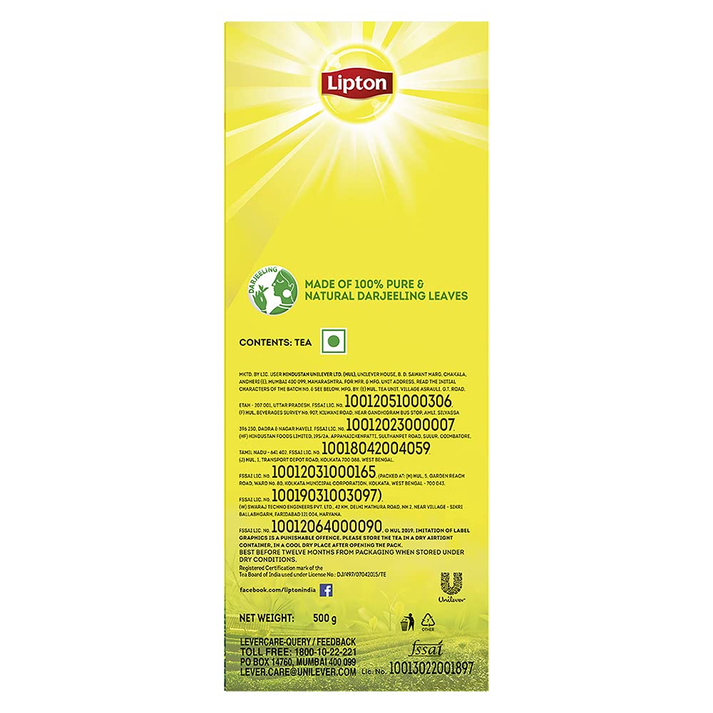 Lipton Darjeeling Tea 500 G