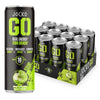 Origin Jocko GO Energy Drinks Sugar Free - KETO, Vitamin B12 & B6 - 12 Fl Oz (Pack of 12) - Sour Apple