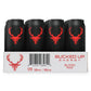 Bucked Up Energy Drink 300mg - Blood Raz Flavor - 12 Count Pack