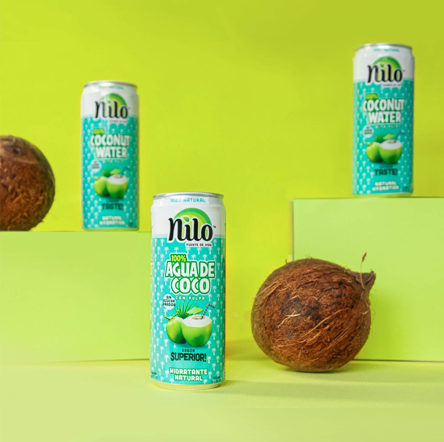 NILO 100% Pure Coconut Water | Naturally Hydrating Electrolyte Drink | Smart Alternative to Coffee, Soda, and Sports Drinks (Pac