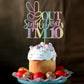 Kaoenla Out Single Digits I'M 10 Cake Topper -Colour Glitter Double Digit 10, Boys And Girls Happy 10Th Birthday Party Decoratio