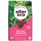 Alter Eco | Deep Dark Sea Salt Truffles | 58% Pure Dark Cocoa, Fair Trade, Organic, Non-Gmo, Gluten Free Dark Chocolate Truffles