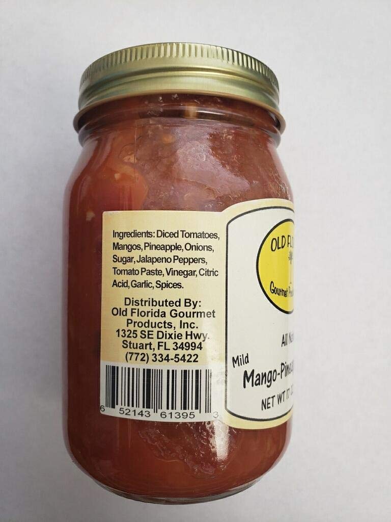 Old Florida Gourmet Mild Mango Pineapple Salsa