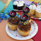 Lenoir-Rhyne University Secondary Logo Cupcake Picks Toppers Decoration Set Of 6