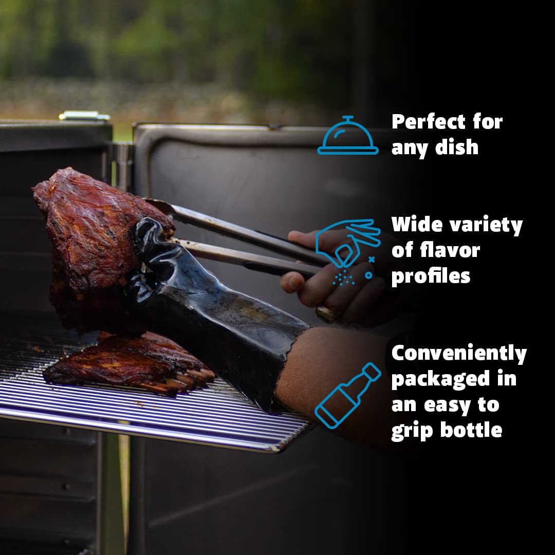 Myron Mixon BBQ Sauce | Vinegar | Champion Pitmaster Recipe | Gluten-Free BBQ Sauces, MSG-Free, USA Made | 18 Oz Bottle