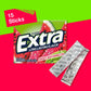 Extra Chewing Gum - Wrigleys Extra Fruit Sensations Sweet Watermelon, Sugar Free, 15 Count