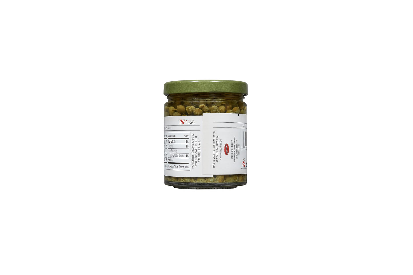 Jeff'S Garden Organic Imported Non-Pareil Capers | Vegan, Kosher, Non-Gmo, Gluten Free, Keto | 6 Fluid Ounce Jar (Pack Of 6)