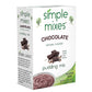 Simple Mixes Natural Instant Pudding Mix, Chocolate, 3.4 Ounce, Pack Of 6