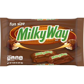 MILKY WAY Milk Chocolate Candy Bars  Fun Size Candy Chocolate  10.65 oz