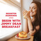 JIMMY DEAN FROZEN BACON EGG CHEESE CROISSANT 28.8 OZ - 0077900501861