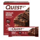 Quest Nutrition Chocolate Brownie Protein Bars, 20G Protein, 4G Net Carbs, 1G Sugar, High Fiber, Gluten Free, Keto Friendly, 4 Count