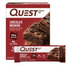 Quest Nutrition Chocolate Brownie Protein Bars, 20G Protein, 4G Net Carbs, 1G Sugar, High Fiber, Gluten Free, Keto Friendly, 4 Count