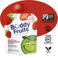 Buddy Fruits Snacks To Go Strawberry Unsweetened Applesauce 3.2Oz Pouch (18Pk) Gluten-Nut-Dairy-Preservatives-Bpa Free, Non Gmo,