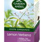 Garden of the Andes Herbal Organic Decaf Lemon Verbena Tea Bags, 20 Count