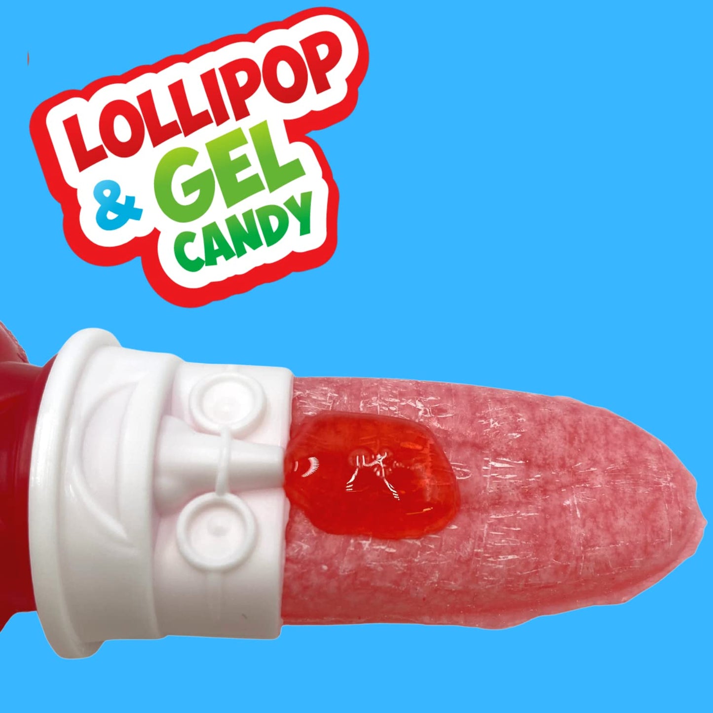 Sweetzo Squeezy Pops Lollipop And Squeeze Gel Candy, Sour Ooze Lickers, Assorted Fruit Flavors, Birthday Party Favors For Boys A