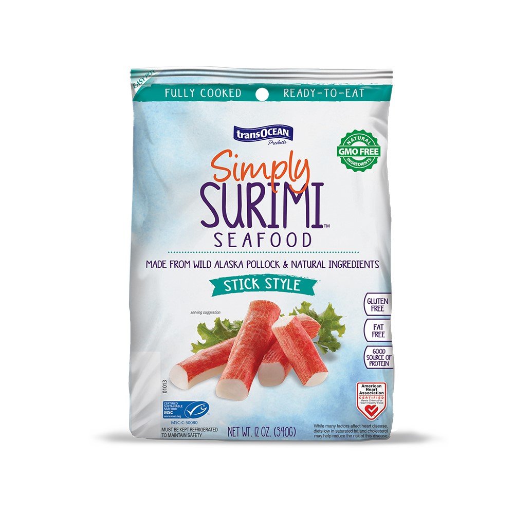 Trans-Ocean Products, Simply Surimi Stick, 12 oz