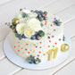 Kasvan Edible Pearl Sugar Sprinkles, 6 Colors Mix For Cake Decorating, Gold Silver White Black Purple And Red Sprinkles For Cake