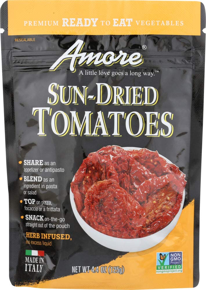 Sun-Dried Tomatoes - Ready to Eat Snack Vegetables - 4.4 oz (Pack of 1)