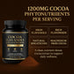 High-Flavanol Cocoa Powder dietary product -Rich in Natural Cocoa Flavonoids & Epicatechin Blend  Vegan  Non-GMO  No Sugar Added  Supports Daily Vitality & Heart Health  7.05 oz