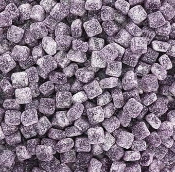 SweetGlob Sour Chewy Cubes Candy (2 Pound, Grape Purple)