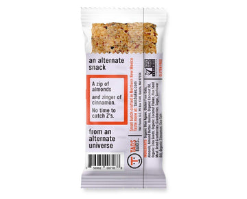 Taos Bakes Almond Agave Cinnamon Breakfast Bars - 8g Protein, 6g Fiber, Gluten Free, Vegan - 1.8 Ounce