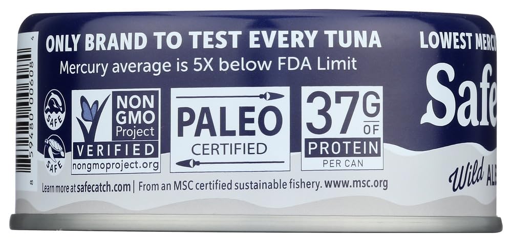 Safe catch - Wild Albacore Tuna canned - 5 oz.