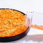 NIPEOR Orange Heart Sprinkles - Jumbo Heart Shapes for Cake Decorating - 3.53 oz