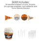 Big Dot Of Happiness Basketball - Let The Madness Begin - Cupcake Decoration - College Basketball Party Cupcake Wrappers And Tre