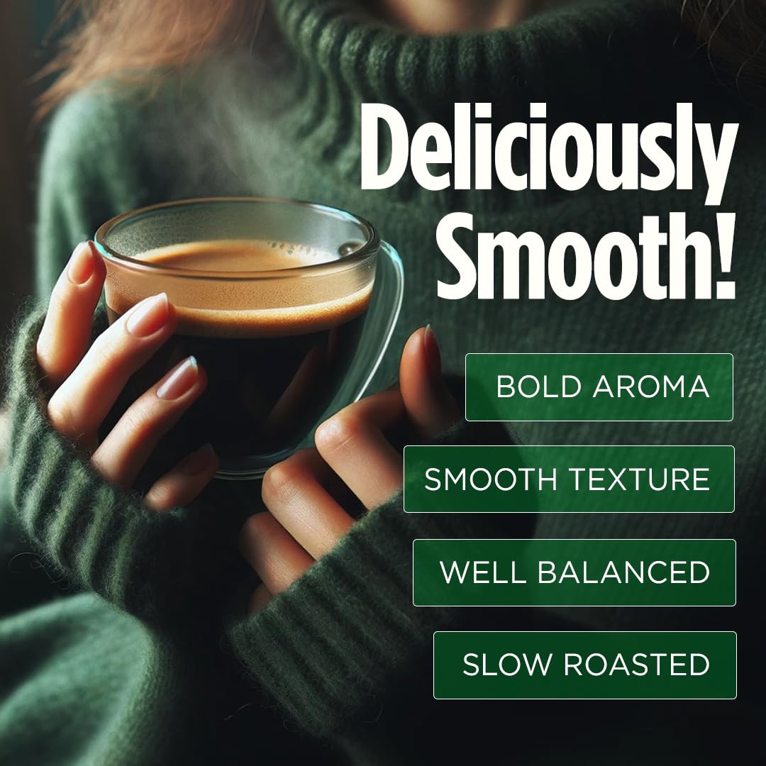 VitaCup Organic Perfect Dark Roast Decaf Coffee Pod for Pure & Clean Energy  Antioxidants  Low Acid  Guatemala Single Origin in Recyclable Single Serve Pod compatible w/Keurig K-Cup malt-inspired 16CT