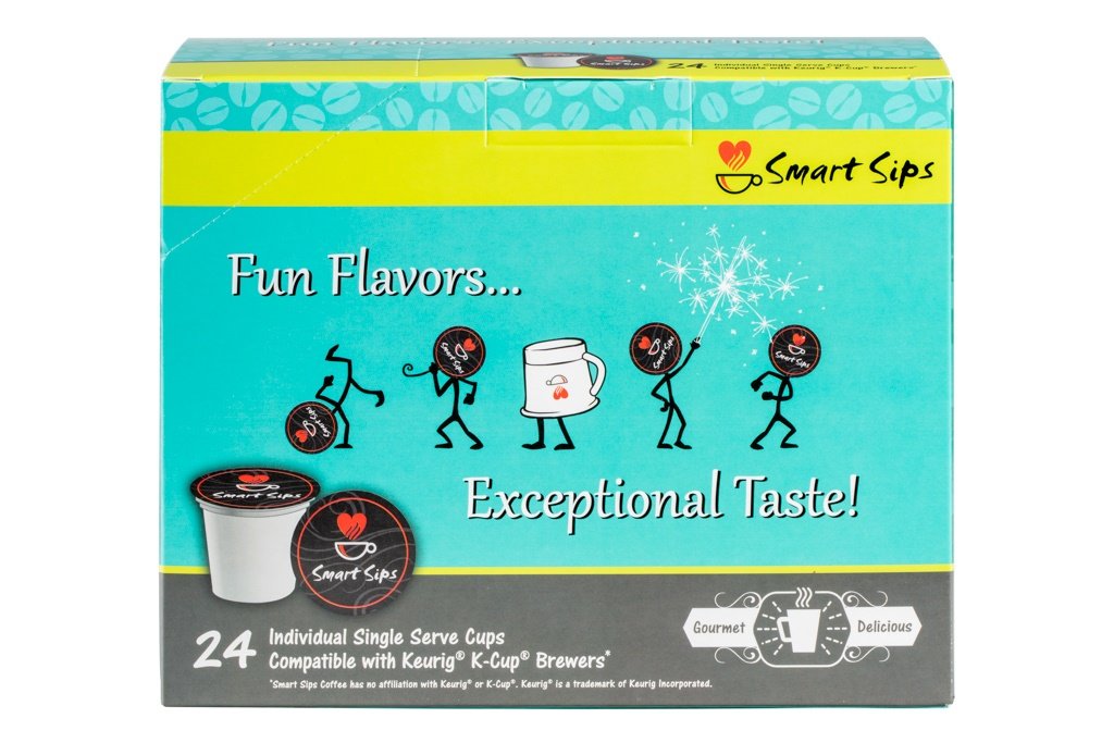 Smart Sips Coffee French Vanilla Cappuccino Pods, Compatible with Keurig K-Cup malt-inspired, 24 Count