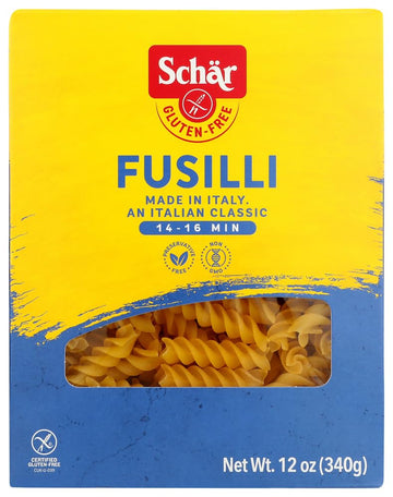 Schar Naturally Gluten-Free Fusilli, 12-Ounce Boxes (Pack of 5)