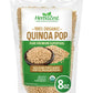 HerbaZest Quinoa Pop Organic - Wholesome & Convenient - Vegan, Gluten Free & USDA Certified - New Bigger 8 oz Pack - Easy to Use