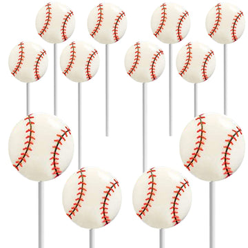 Fruidles Sports Ball Candy Basketball, Football, Soccer, And Baseball, Individually Wrapped Sport Variety Pack (Baseball, 24-Pac
