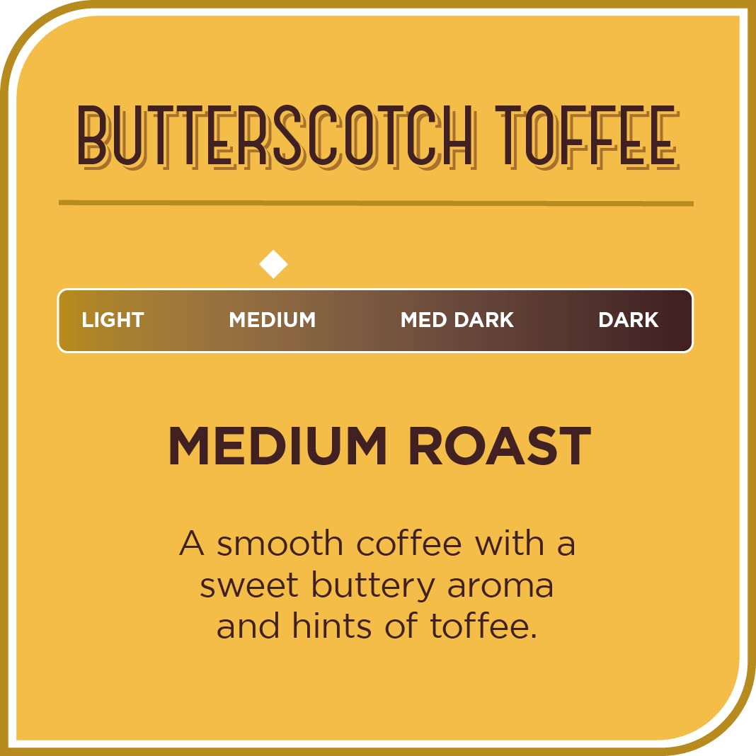 Don Francisco'S Butterscotch Toffee Flavored Ground Coffee (3 X 12 Oz Cans)