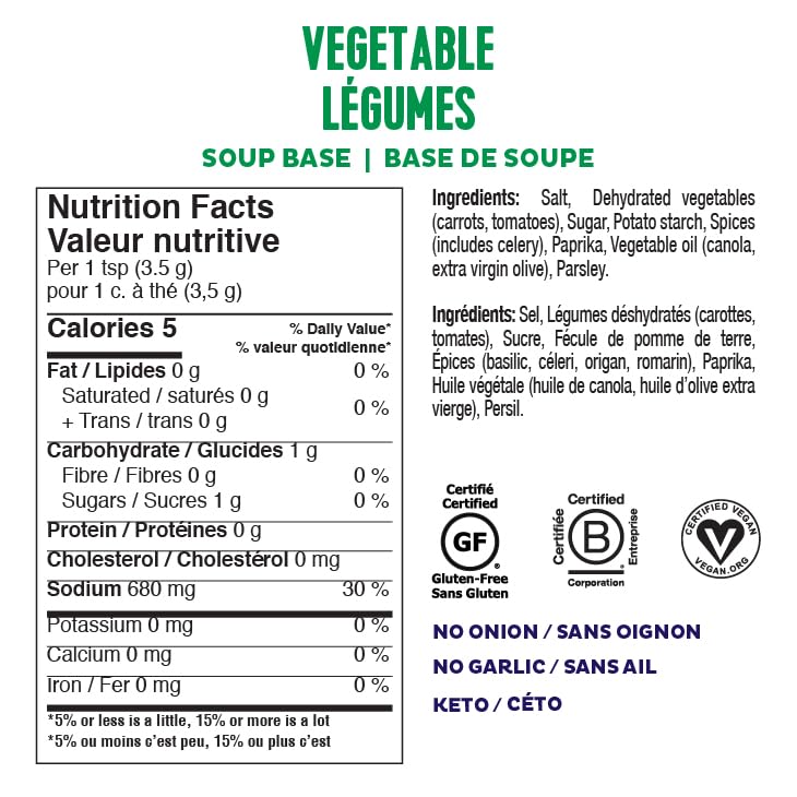 Fody Foods Chicken & Vegetable Soup Base | Natural Flavor | Low Fodmap Certified | Gut Friendly No Onion No Garlic | Ibs Friendl