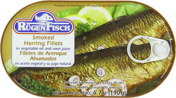 Rügen Fisch Herring & Mackerel Fillets in Assorted Sauces, 6.7 oz (Pack of 12)