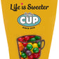 By The Cup Assorted Fruit Sours Chewy Candy, 2 Lb Bulk Bag