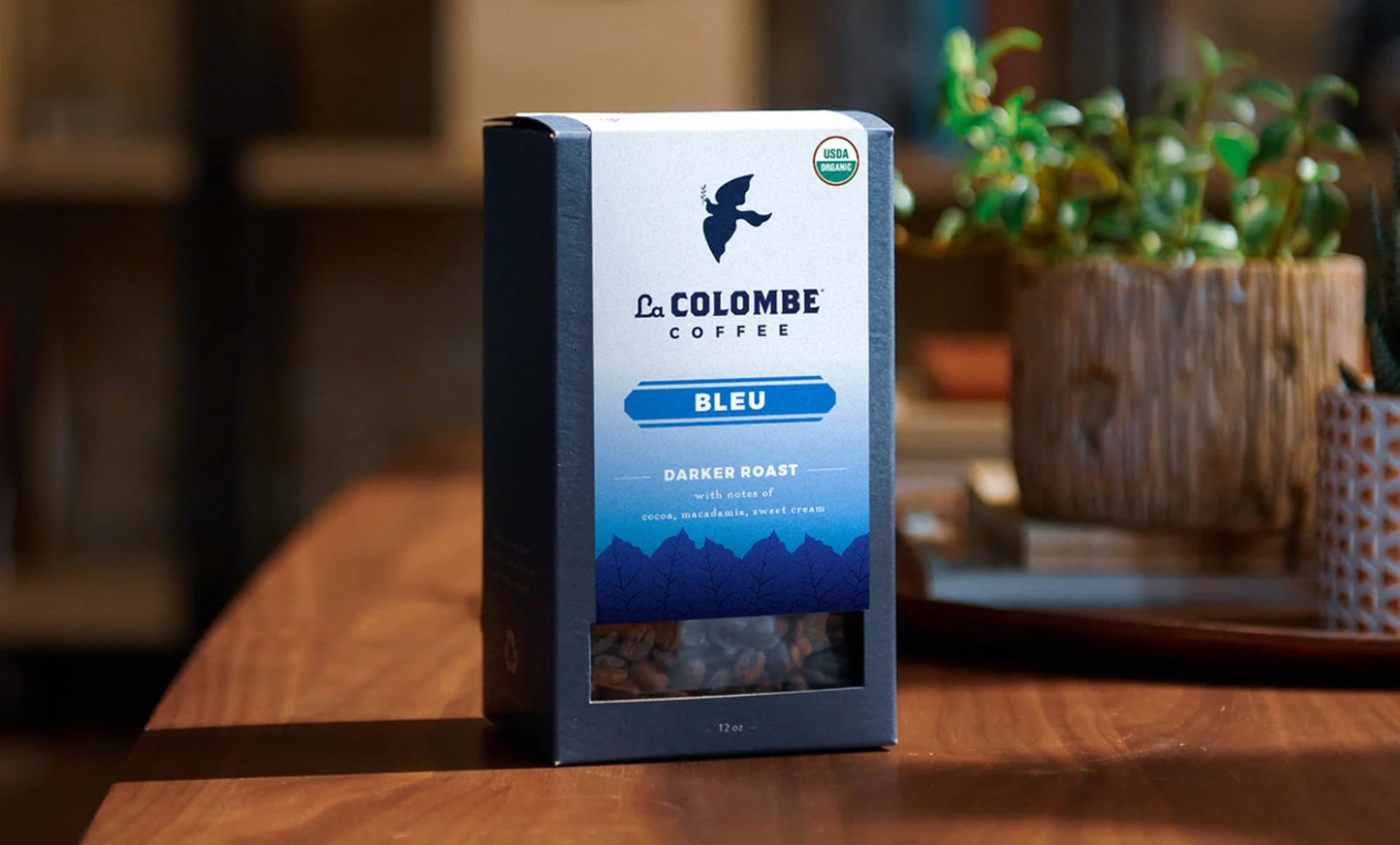 La Colombe Bleu Dark Roast Whole Bean Coffee - 12 Ounce, 1 Pack - Notes of Cocoa, Macadamia & Sweet Cream with Beans from Hondur