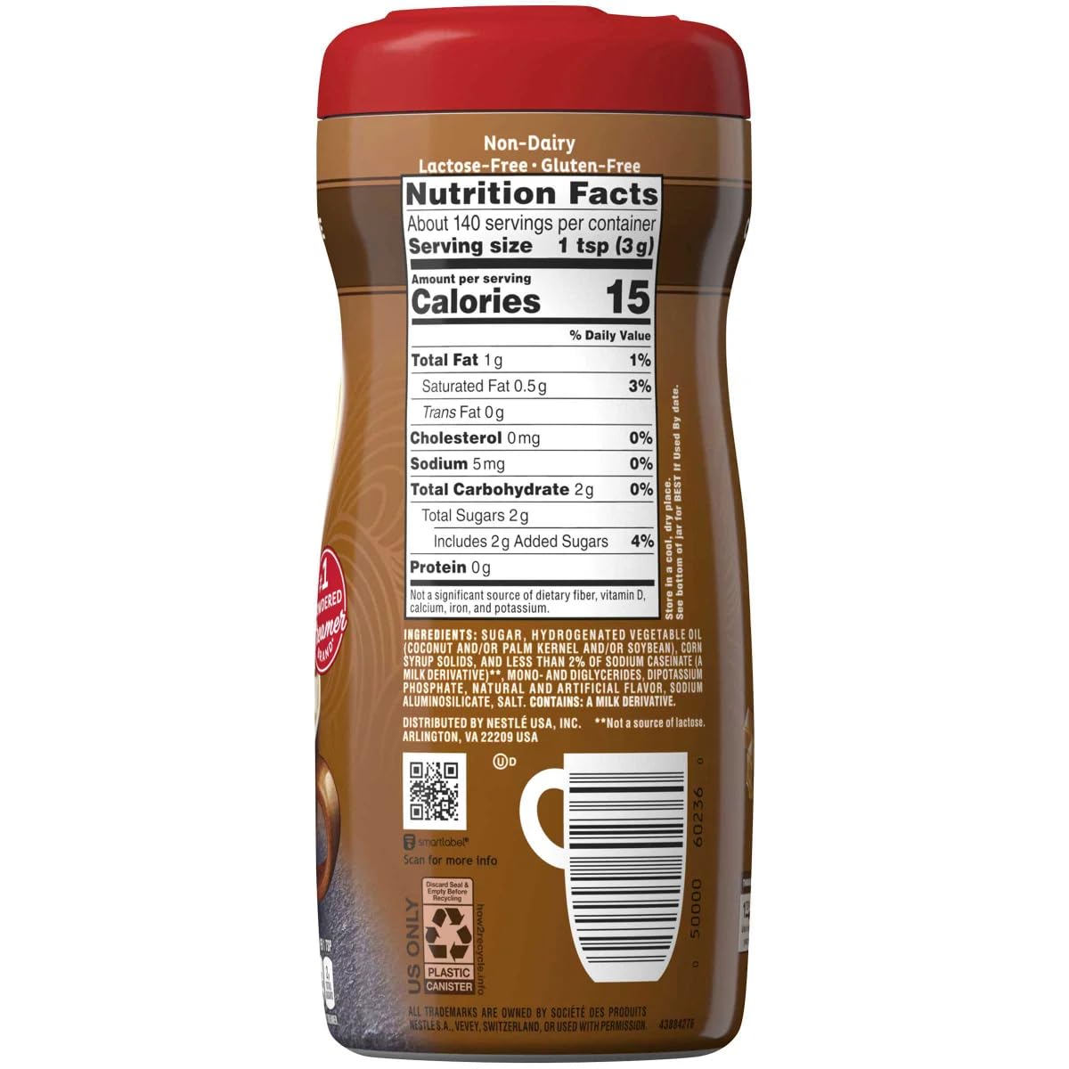 COFFEE MATE Caramel Latte Powder Coffee Creamer, 15 Ounce (Pack of 3)