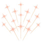 Keaziu Star Cupcake Toppers, 30PCS Rose Gold Twinkle Star Picks for Engagement, Bridal, Baby Shower, Birthday Party Decorations