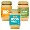 Crazy Richards All-Natural Vegan Peanut Butter with No Added Sugar and Non-GMO Variety Pack (Creamy, Crunchy, and No Stir)