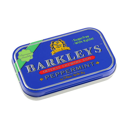 Barkleys Sugar Free Peppermint Gum, Xylitol Chewing Gum- Healthy Breath Refreshing & Long-lasting Flavor- Sugar Free -Mint Gum, 