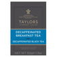 Taylors Of Harrogate Decaffeinated Breakfast, Teabags, 20 Count (Pack Of 1)